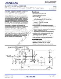 ISL95870BIRZ Datasheet Cover