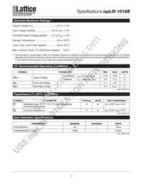 ISPLSI 1016E-80LT44I Datasheet Page 3