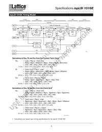 ISPLSI 1016E-80LT44I Datasheet Page 8