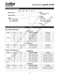 ISPLSI 1016E-80LT44I Datasheet Page 12