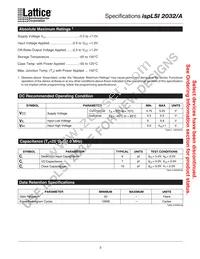 ISPLSI 2032A-80LT48I Datasheet Page 3