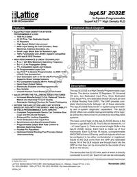 ISPLSI 2032E-225LJ44 Datasheet Cover