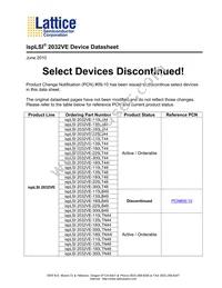 ISPLSI 2032VE-300LT48 Datasheet Cover