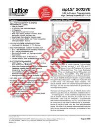 ISPLSI 2032VE-300LT48 Datasheet Page 2