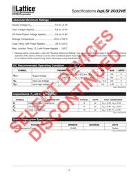 ISPLSI 2032VE-300LT48 Datasheet Page 4