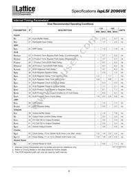 ISPLSI 2096VE-250LT128 Datasheet Page 8