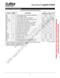 ISPLSI 2128A-80LT176I Datasheet Page 5