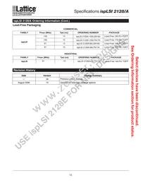 ISPLSI 2128A-80LT176I Datasheet Page 13