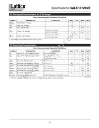 ISPLSI 5128VE-80LT128I Datasheet Page 12