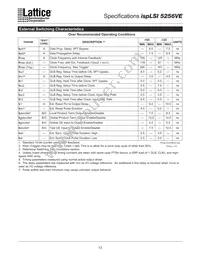 ISPLSI 5256VE-80LT128I Datasheet Page 13