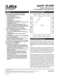 ISPLSI 5512VE-80LF388I Datasheet Cover