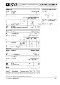 IXA20PG1200DHG-TUB Datasheet Page 2