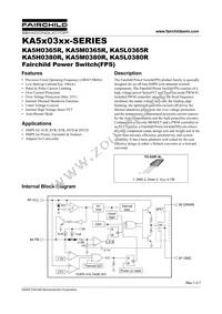 KA5L0380RTU Datasheet Page 2