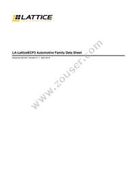 LAE3-35EA-6LFTN256E Datasheet Cover