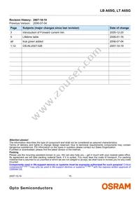 LB A6SG-S1T2-35-Z Datasheet Page 15