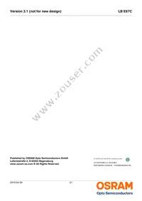 LB E67C-Q1S2-35-1-Z Datasheet Page 21