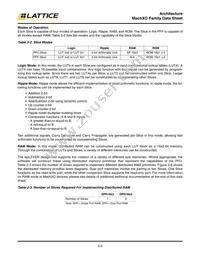 LCMXO640E-5F256C Datasheet Page 8