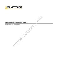 LFE2M70SE-7F900C Datasheet Cover