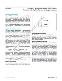 LM4040AIM3-2.1+C6K Datasheet Page 12