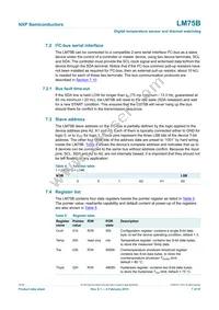 LM75BD Datasheet Page 7