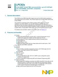 LPC824M201JHI33Y Datasheet Cover