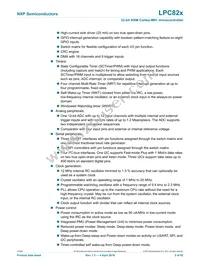 LPC824M201JHI33Y Datasheet Page 2