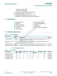 LPC824M201JHI33Y Datasheet Page 3