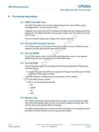 LPC824M201JHI33Y Datasheet Page 12