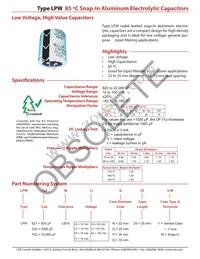 LPW822M1VQ30V-W Datasheet Cover