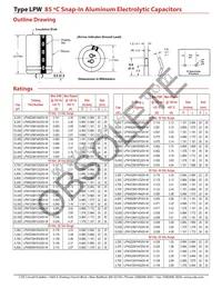 LPW822M1VQ30V-W Datasheet Page 2