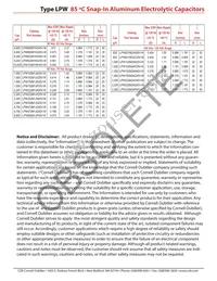 LPW822M1VQ30V-W Datasheet Page 3