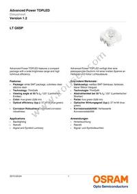 LT G6SP-CBEB-25-1-Z Datasheet Cover