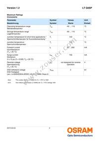 LT G6SP-CBEB-25-1-Z Datasheet Page 3