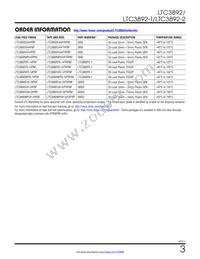 LTC3892MPUH-2#PBF Datasheet Page 3