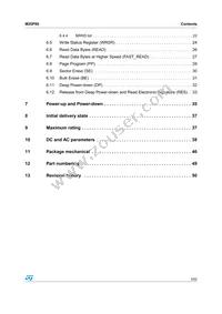 M25P80-VMW6 Datasheet Page 3