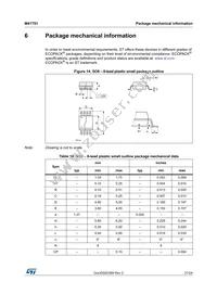 M41T01M6F Datasheet Page 21