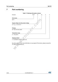 M41T01M6F Datasheet Page 22