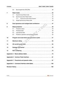 M58LT128HST8ZA6F TR Datasheet Page 4