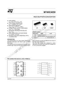 M74HC4050TTR Datasheet Cover