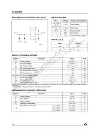 M74HC4050TTR Datasheet Page 2