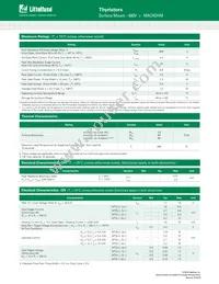 MAC4DHM-1G Datasheet Page 2