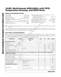 MAX1058BETM+T Datasheet Page 2