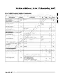 MAX1209ETL+G3U Datasheet Page 5