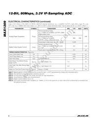 MAX1209ETL+G3U Datasheet Page 6