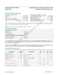 MAX14571EUD/V+ Datasheet Page 2