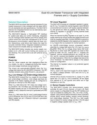 MAX14819ATM+T Datasheet Page 21