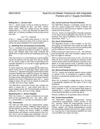 MAX14819ATM+T Datasheet Page 22