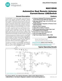 MAX16948AGEE/V+ Datasheet Cover