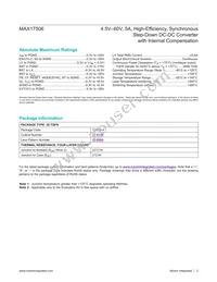 MAX17506ATP+T Datasheet Page 2
