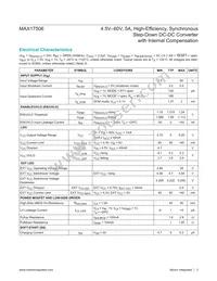 MAX17506ATP+T Datasheet Page 3